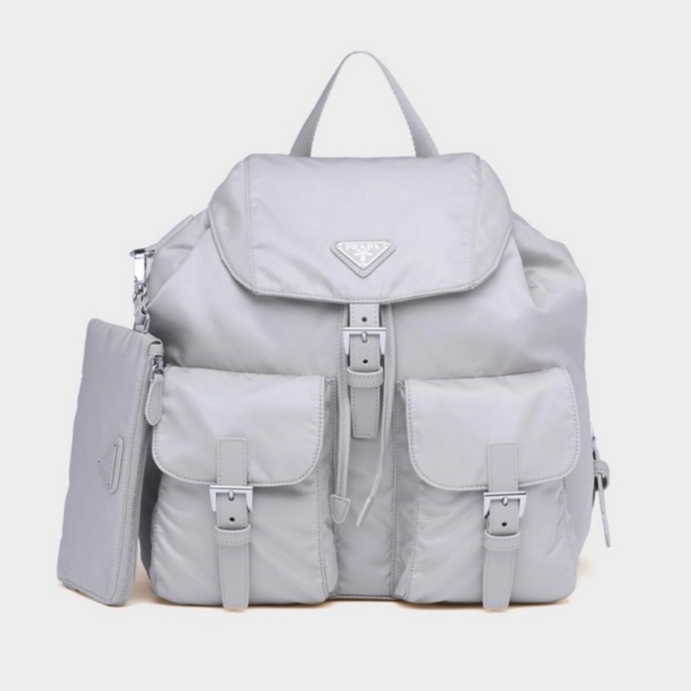 PRADA Re-Nylon medium backpack with pouch